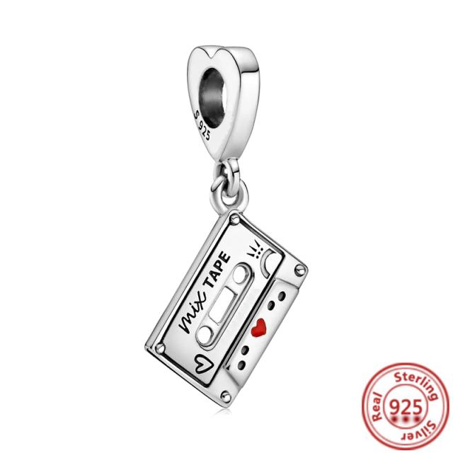 925 Silver Animal Character Love Series Clip Beads Pendant Fit Original  Charm Accessories Bracelet for Women DIY Jewelry