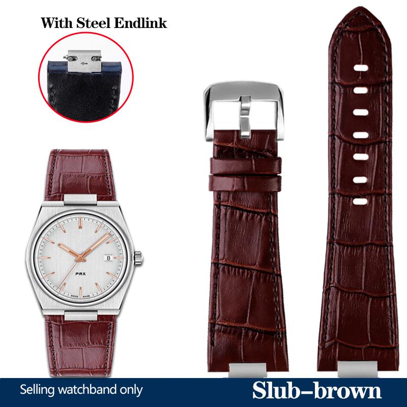 Для Tissot 1853 Серия PRX T137.410A T137407A Кожаный Ремешок для Часов T137 Аксессуары Водонепроницаемый Мужской Интерфейс 12 мм Для Мужчин