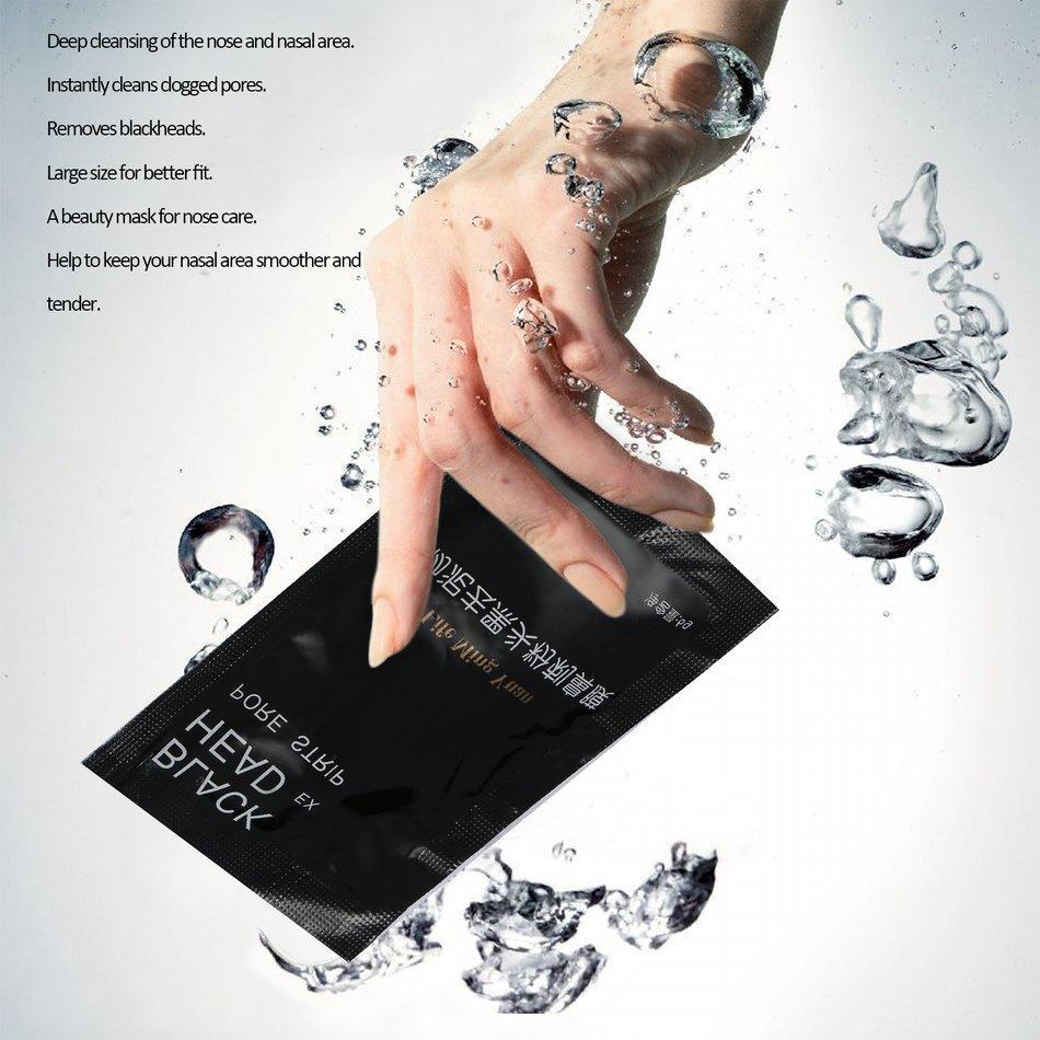 Чёрная минеральная маска для носа от чёрных точек