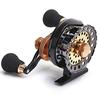 Wellvie classy cage fishing raft reel black porgy octopus squid drop left-handed 2.6:1 aluminum machine cut 6+1BB raft reel hechi fishing single-axis