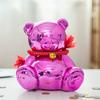 Гальванический медведь-копилка, сидящий медведь, монета, копилка, домашний офис, книжная полка, украшение для рабочего стола, украшение для детей и взрослых, подарок