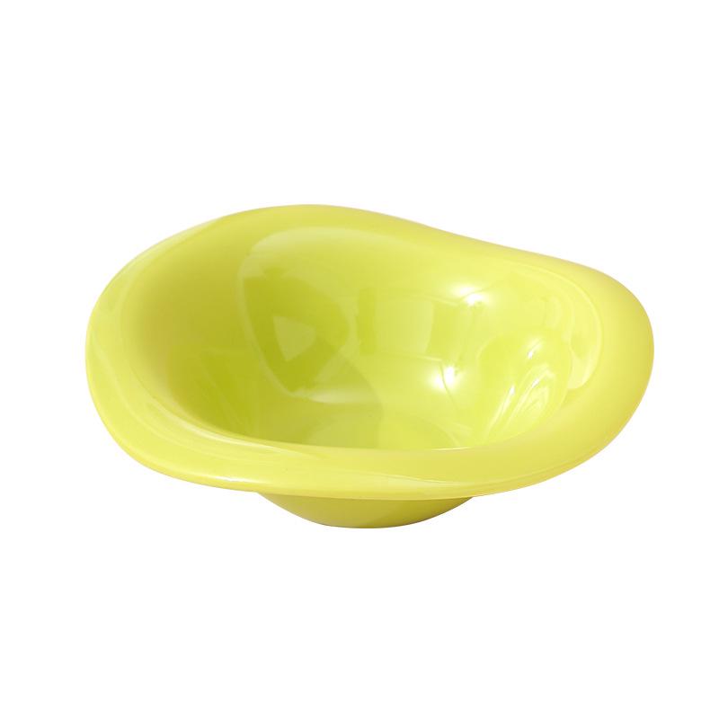 Кремовая керамическая миска для салата и десерта – Идеально подходит для послеобеденного чая и посуды для кафе.