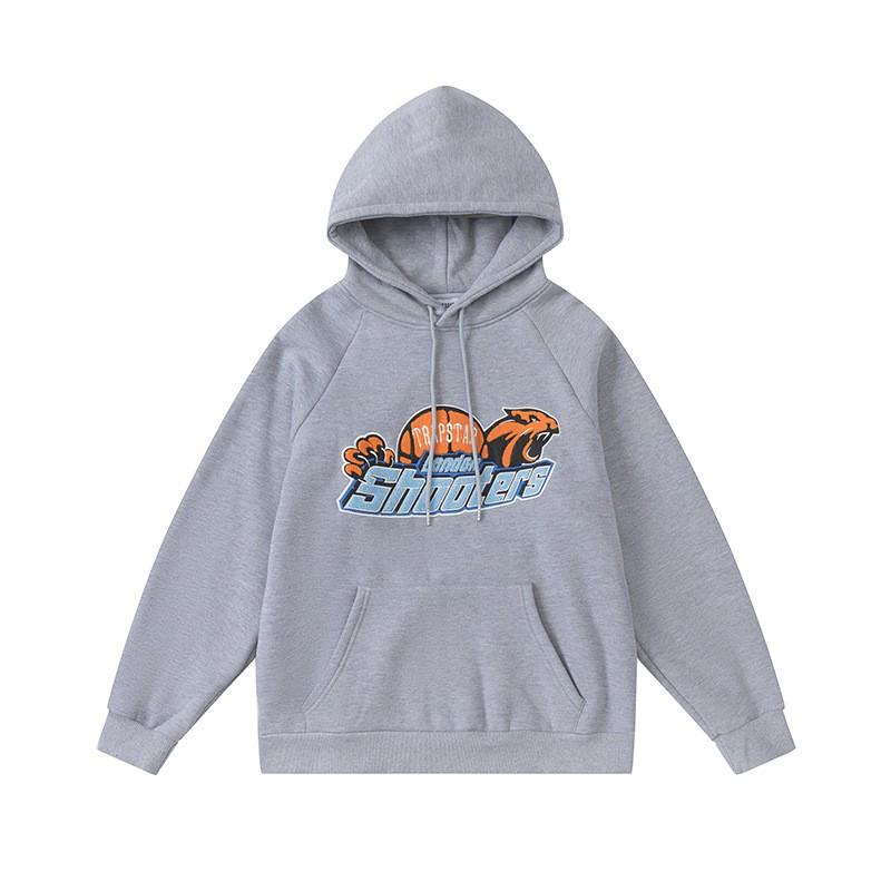 Unisex Streetwear Hooded Sweatshirt Jogger Set Cotton Fleece Lined Winter Outfit Teens