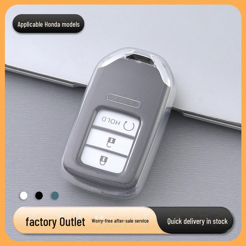 Прозрачный защитный чехол для набора ключей Honda Accord — совместим с Lingpai, XRV, CRV, Civic 10-го поколения.