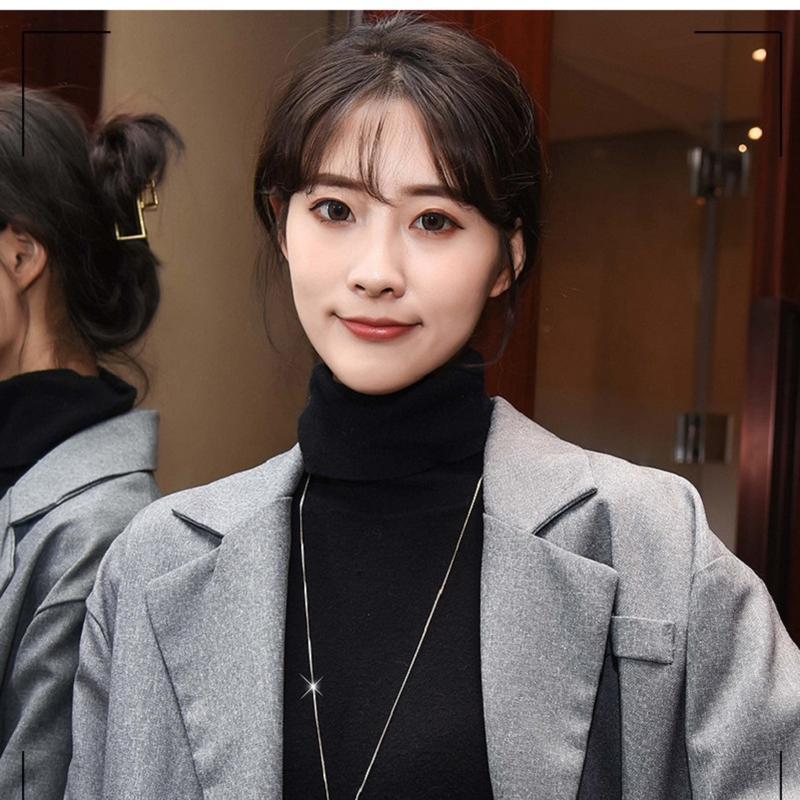 Яркий хрустальный кулон в форме рыбы, длинное ожерелье для женщин, простые ювелирные изделия для девочек