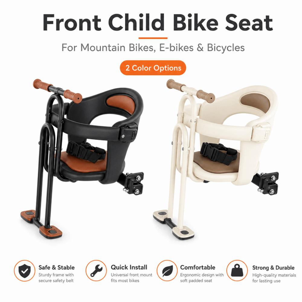 Pedal Child Bicycle Seat Armrest Front Child Seat for MTB Universal Child Safety Seat  Cycling