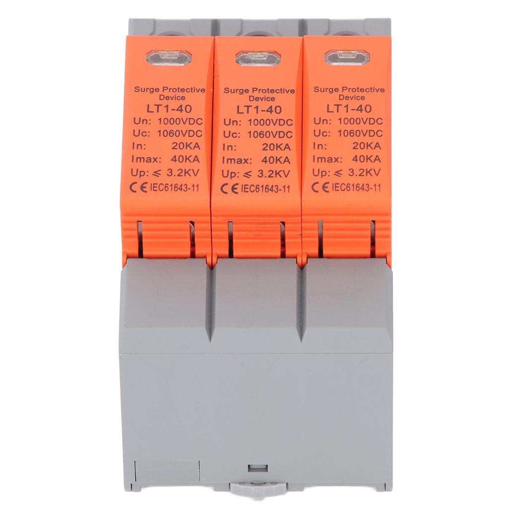 3P Сетевой фильтр 35MM DIN-рейка фотоэлектрическое устройство защиты от перенапряжения низковольтный разрядник для