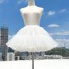4 Layer White Petticoat Lolita Bottoms Skirt Support New Boneless Puffy Skirt