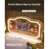 Индивидуальная светодиодная неоновая вывеска для бильярда, персонализированная подсветка для бильярдной, игровой комнаты, бильярдного стола, бара, паба, вечеринки, подарка с регулировкой яркости