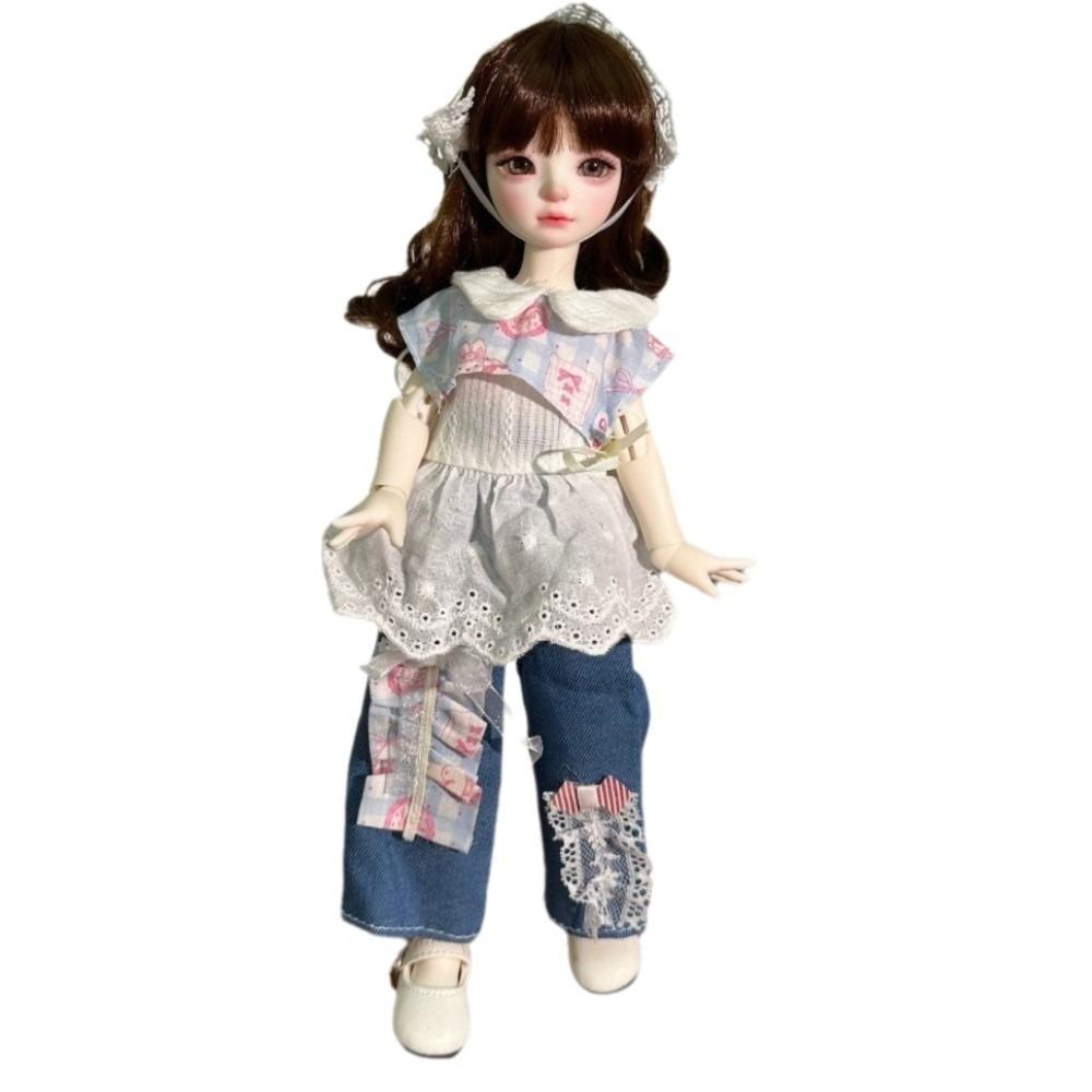11.8 Inch BJD Doll 6 Points Joint Multi-joint Doll Cute Clothes Handmade Doll Clothes DIY Projects