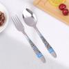 Набор столовых приборов с ложкой и вилкой, набор столовых приборов, столовые приборы из нержавеющей стали, набор столовой посуды для ресторана, посуда, набор ложек и вилок