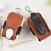 Golf Ball Waist Bag with Clip Waterproof Faux Leather Golf Ball Tee Tools Accessories Organizer Pouch Holder Men Women Golf Enthusiasts Gift