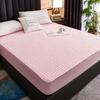 2025 Waterproof Bed Sheet Fitted Sheet Waterproof Quilted Mattress Cover Single Double King Size Bedspread Bed Cover No Pillowcase