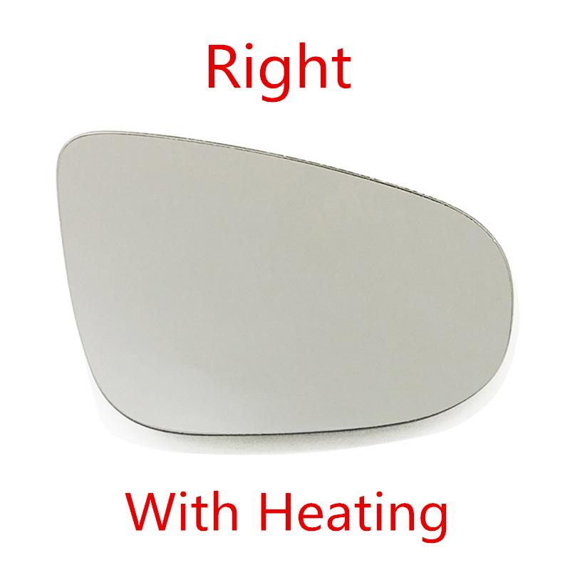 Side Mirror Glass For Volkswagen Golf 6 MK6 GTI R20 Touran 2011-2015 With Heating Rearview Mirror Lens Automotive Accessories