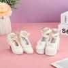 PU Leather Doll High Heel Shoes Princess Bowknot 1/3 Doll Shoes Bjd Shoes 60cm Doll Shoes  DIY Toy