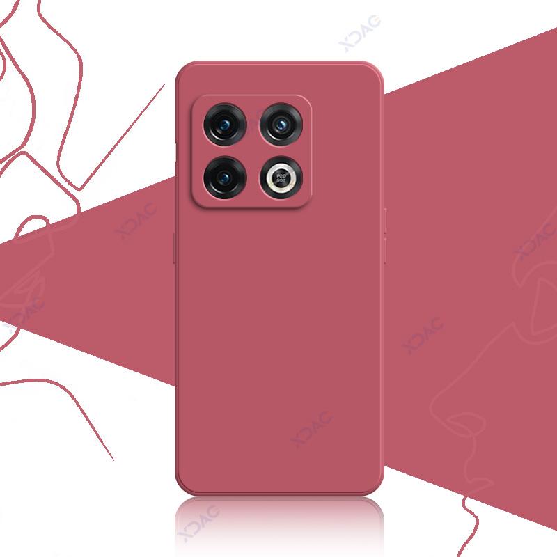 Чехол для мобильного телефона OnePlus 10 Pro One Plus 10Pro 5G 360 Мягкий роскошный квадратный жидкий силиконовый чехол для задней панели Водонепроницаемая сумка