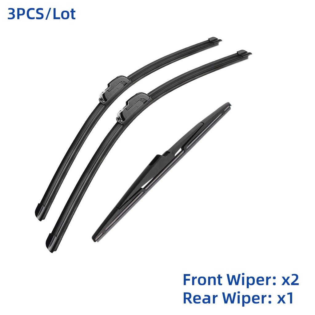 3PCS For Hyundai Santa Fe DM 2012-2017 26" 14" 13" Front Rear Wiper Blades Windshield Windscreen Window Cutter Accessories 2013 2014 2015 2016 2017