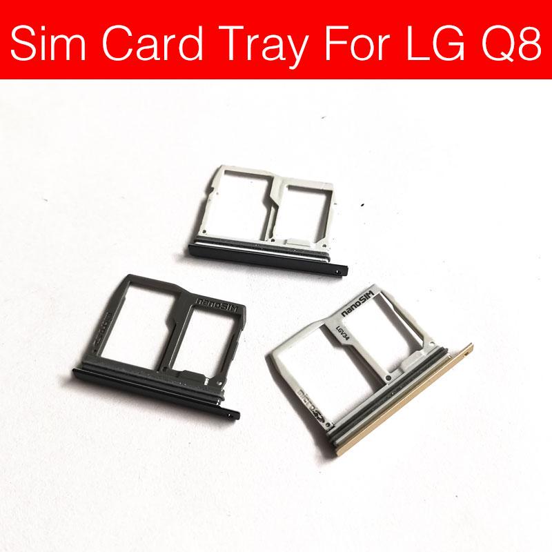 Sim Holder Tray For Card Lg V35 G2 G5 G7 Q6 Q8 K40 K10 X Cam V30 X Power X Screen Sim Micro Reader Card