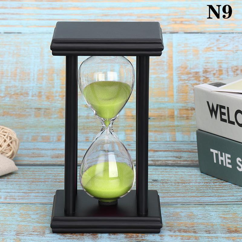 30 минут Песочные песочные часы Обратный отсчет времени Современные деревянные песочные часы Таймер для домашнего декора Украшения Reloj De Arena Подарки на год
