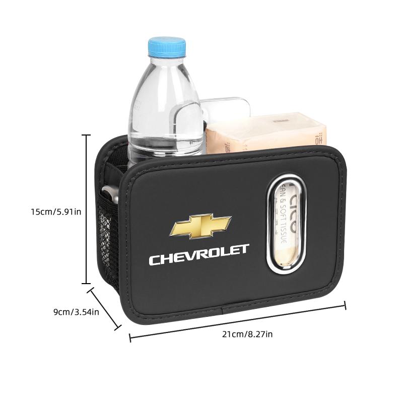 Car Tissue Box Holder Leather Car Door Side Armrest Napkin Case Backseat Bag For Chevrolet Spark Captiva Cruze Tracker Epica Z71