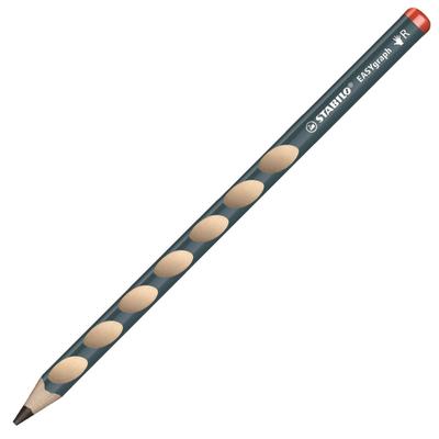 Карандаш для обучения рисованию Stabilo Easy Graph 2B для правой руки, 12 шт., B322-2B