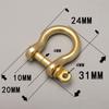 Пряжка для браслета на открытом воздухе, винтовое соединение, соединительный крючок для брелока, твердый карабин, скобы в форме буквы D, кольцо для ключей
