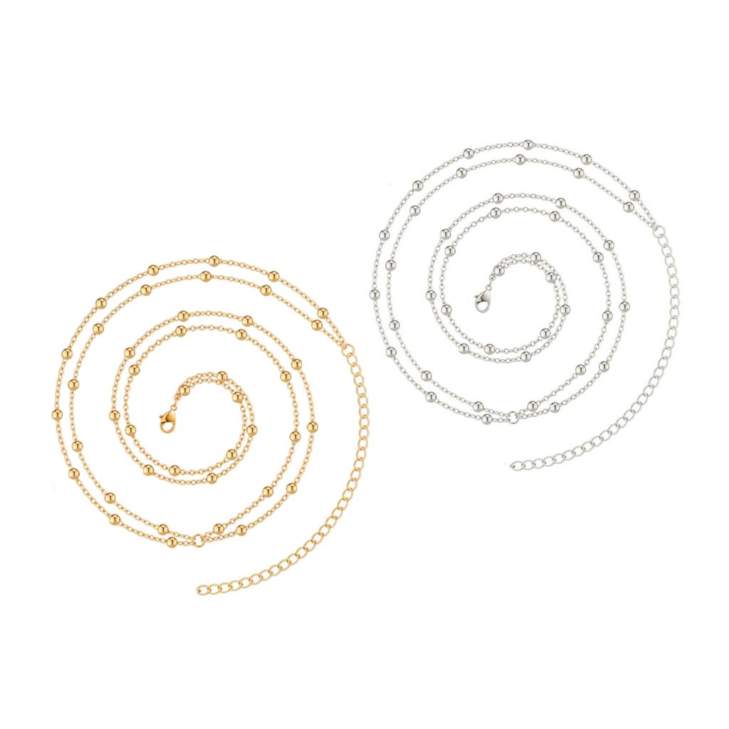 Blingbling Waist Belt Stylish Modern Beads Waist Chain Belt Layered Elaborate Chain Belly Chain for Belly Dance