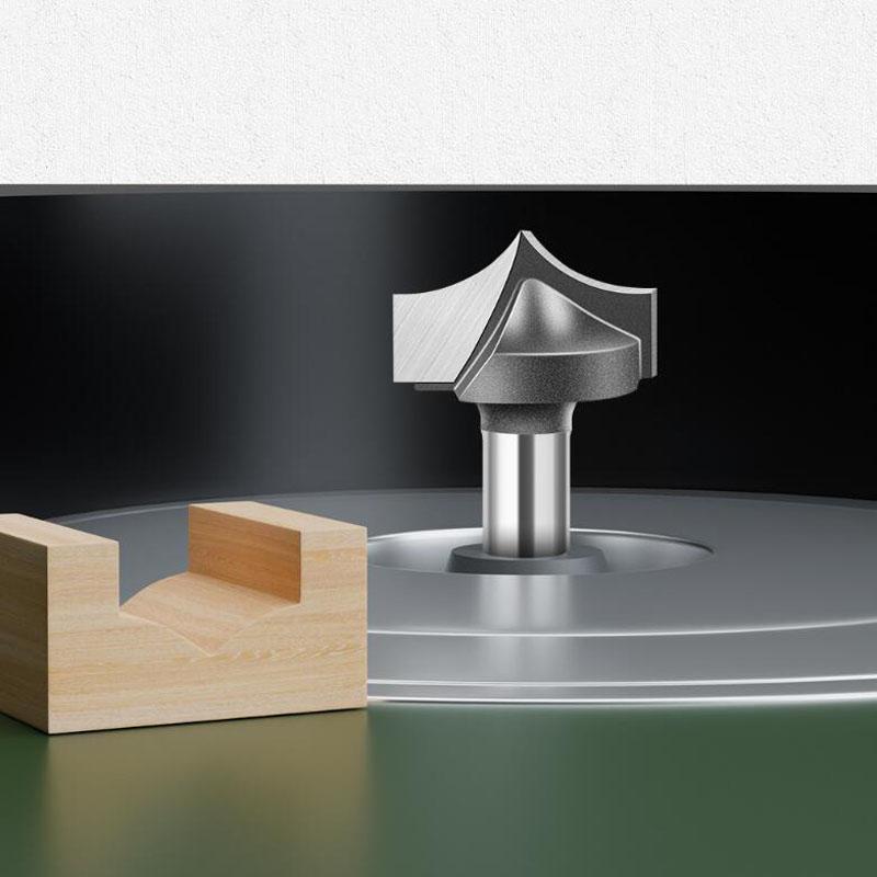 Твердосплавные круглые сверла с круглым концом, вибростолы, инструменты для деревообработки, фреза для дерева, хвостовик 6 мм, 1/4 дюйма