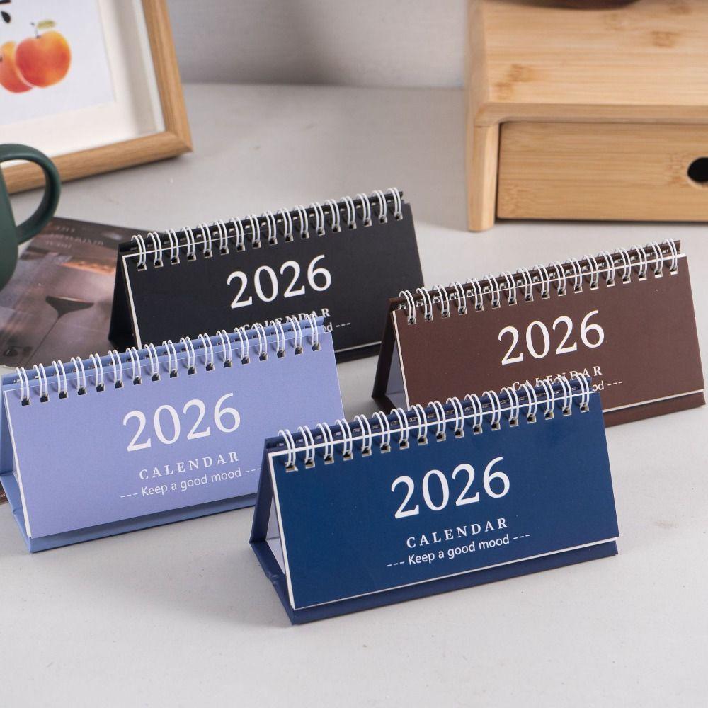 Desktop Decoration 2026 Desk Calendar Portable Schedule Planner  Office School Supplies