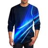 Men's T Shirt O-Neck Clothing Apparel Outdoor Long Sleeve Print Fashion Designer Vintage