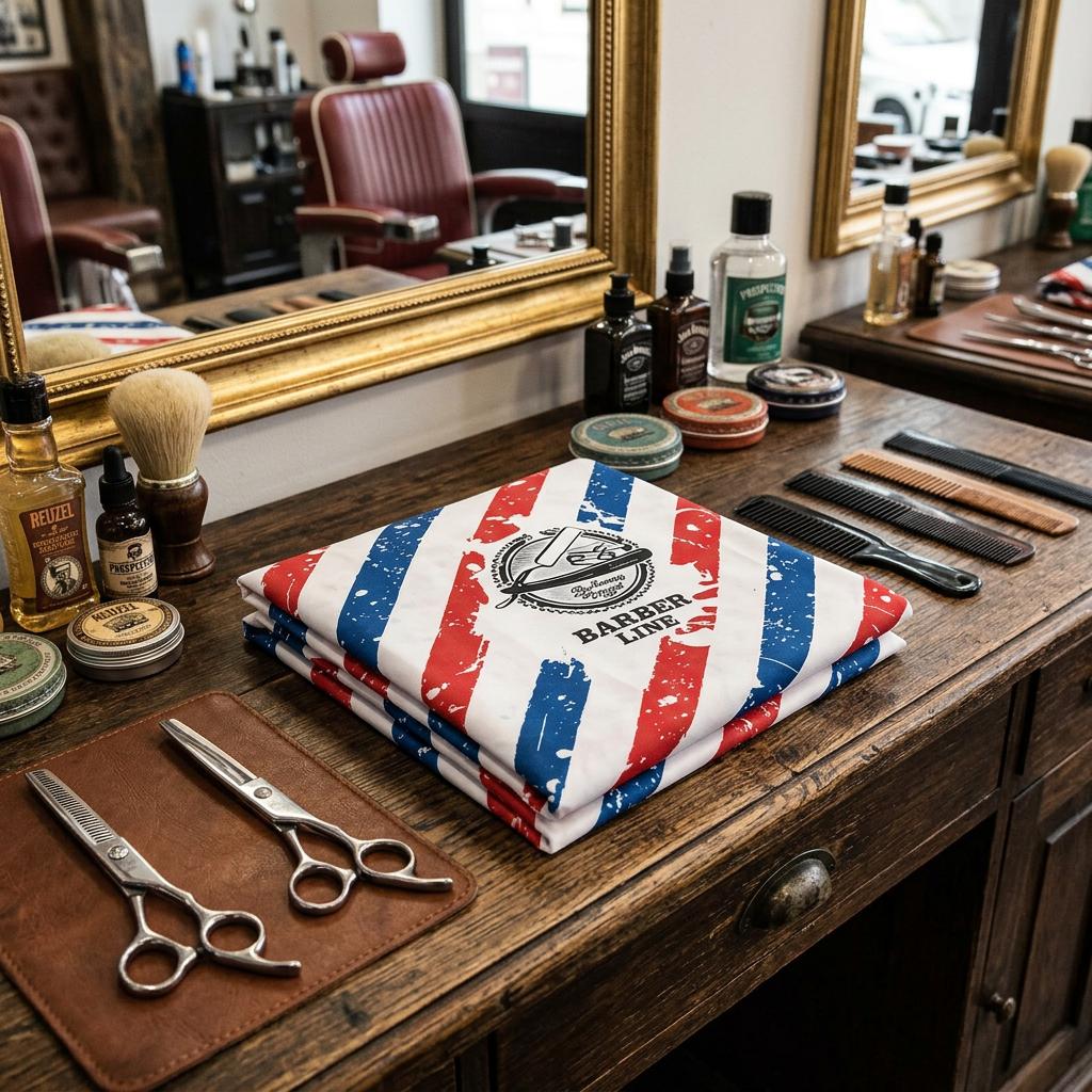 Large Barber' Hairdressing Cape for the Haircut Salon