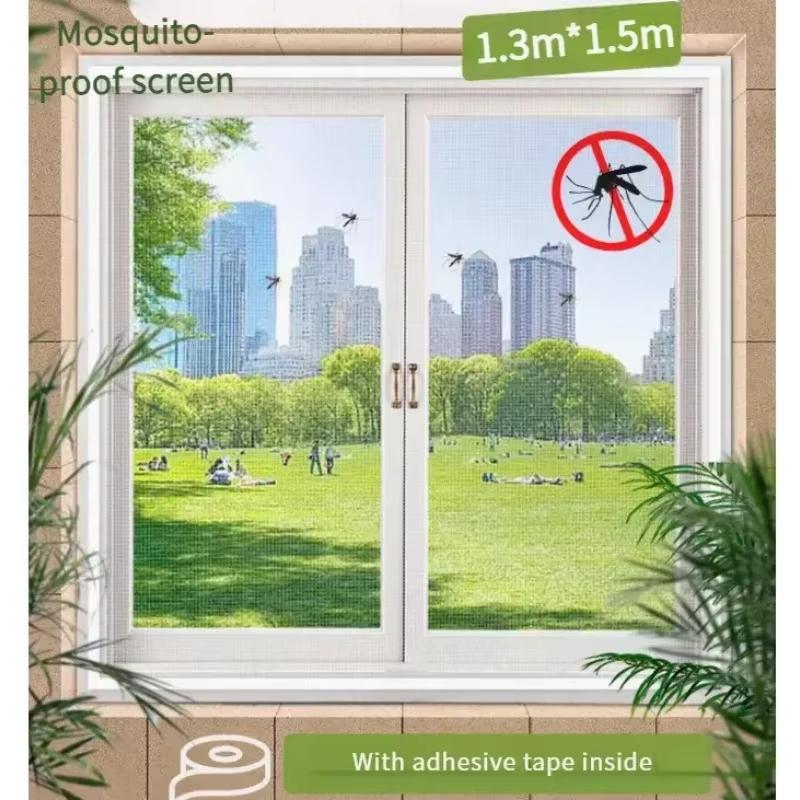 Сделай сам москитная сетка самоклеящаяся внутренняя противомоскитная сетка шторы оконная сетка защита домашний текстиль кровать сад