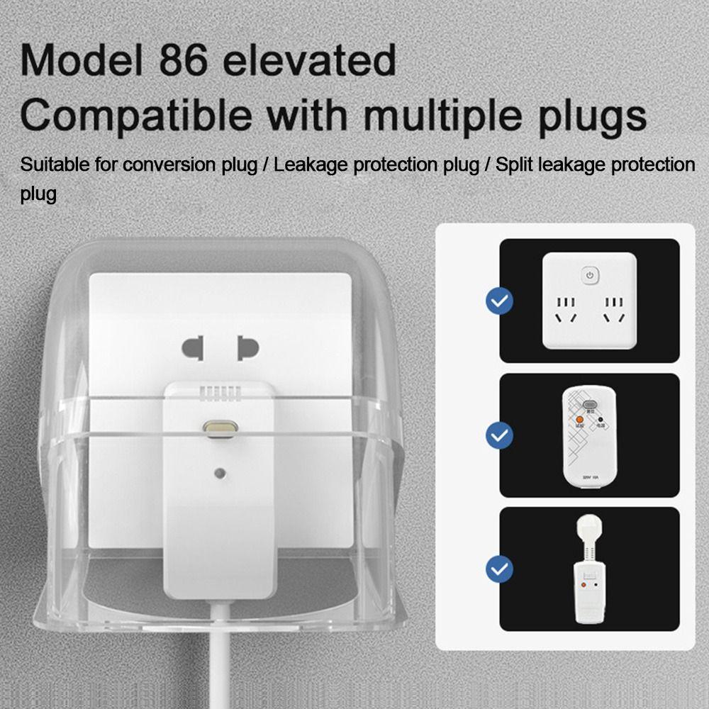 Настенная Защитная Крышка Выключателя Пластиковая Защита Розетка Розетка Водонепроницаемая Коробка Уличная
