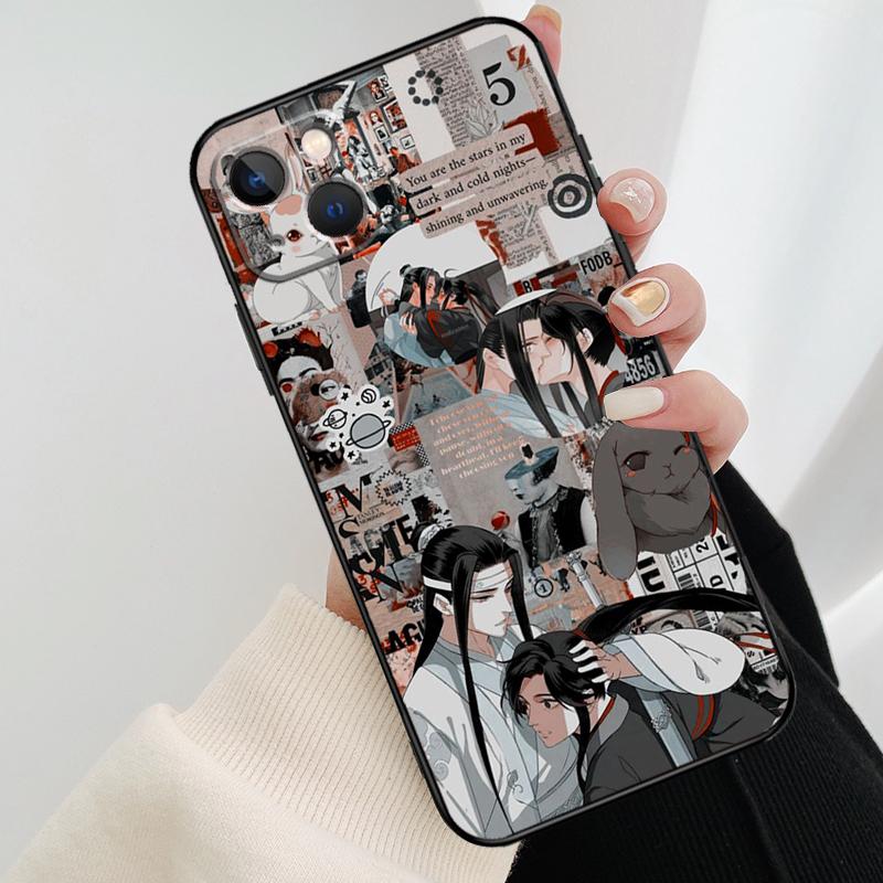 Эстетичный чехол для телефона Mo Dao Zu Shi для iPhone 17 Pro Max 15 14 13 11 12 16 Pro Max mini 15 16 Plus 16e 17 Air Cover