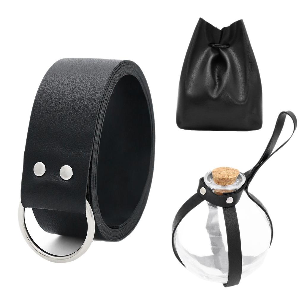 Средневековый Хэллоуин Викинг Рыцарь Пояс Бутылка для лекарств Карнавальная Сумка для драгоценностей Косплей Костюм Дорога