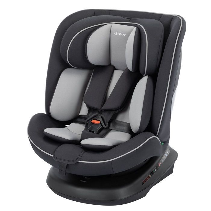 SAFETY 1ST Siege auto Cosmo I-Safe I-Size, De 0 a 12 ans, 40 - 150 cm, ceinturé, Installation facile, base pivotante, Black