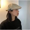Japanese Ami Kaji Retro Literary And Artistic Personality Forward Hat Spring And Summer Sunshade Cap Solid Color Simple Beret Women