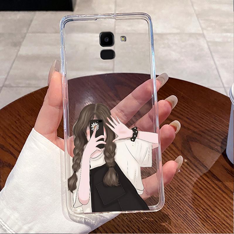 Для Samsung Galaxy J6 2018 J6+ Plus (2018) Чехол Прозрачный Милый Мультяшный Кролик Мягкий ТПУ Задняя Крышка J600F J600G J610G J610F Чехол для Телефона