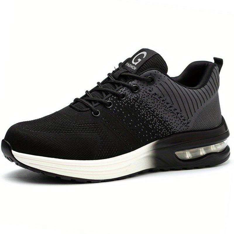 Защитная обувь Мужская Женская Рабочие защитные ботинки Стальной носок Защита от проколов Воздушная подушка Рабочие кроссовки Легкая Модная Рабочая обувь Унисекс