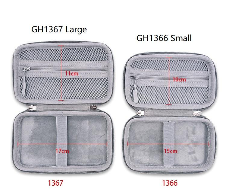 Твердый дорожный органайзер для электроники для адаптеров питания, зарядных устройств, кабелей, внешнего аккумулятора, USB-флешки, SD-карты, портативных аксессуаров