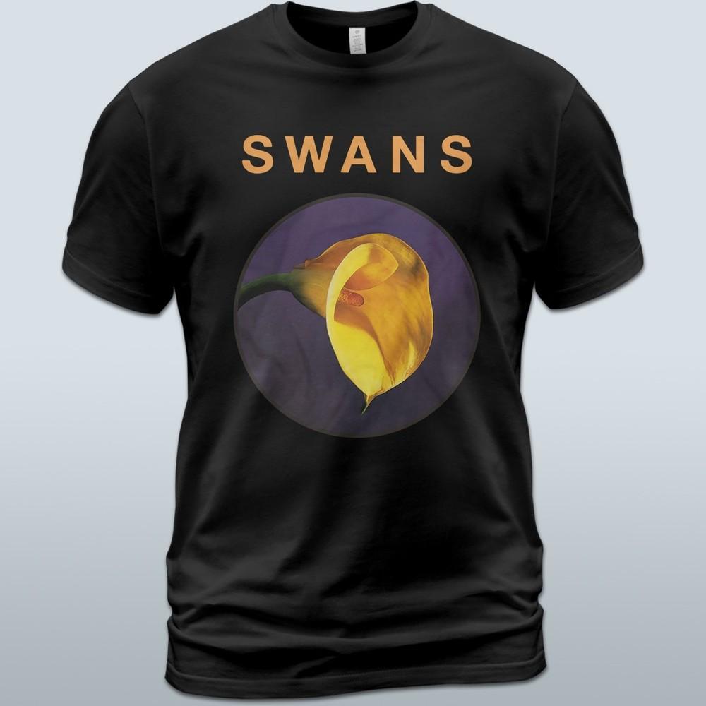 Cotton T-Shirt Swans The Burning World Album Michael Gira Christopher Pravdica Unisex T-Shirt