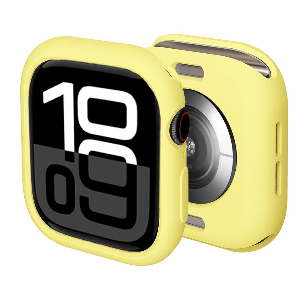 Чехол для Apple Watch 10 11 46 мм 42 мм Аксессуары Ударопрочный Защитный Мягкий Силиконовый Бампер Оболочка Чехол iwatch Серии Защита