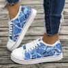 Women Sneakers New Comfortable Denim Canvas for Shoes Women Fashion Lace-up Flat Sneakers Women Ladies Casual Platform Shoes