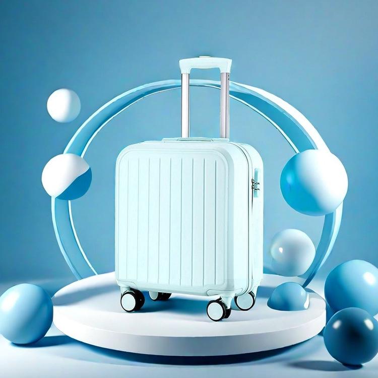 18" Дорожный чемодан ручной клади с универсальными колесами и замком, Прочный чемодан на колесиках для студентов, Доступна 20" версия