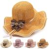 Summer Dayan Beach Hat Breathable Knitted Sunshade Women's Fashion Flower Fisherman's Hat Travel