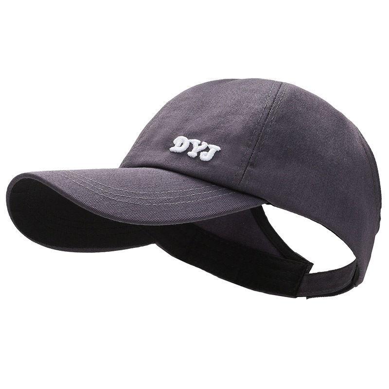 Summer New Style Breathable Hollow Top Baseball Cap for Women That Can Be Tied Into a High Ponytail To Show Off the Face, Small Sun Hat for Women