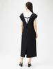 [NATURAL BEAUTY BASIC] Casual Dress with Waist Tuck Jumper Skirt, Women's, Black, Size M
