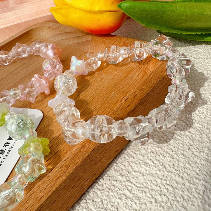 Ins браслет из бисера ручной работы милый мягкий милый студентка ручная строка