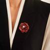 Rich Peony Brooch High-End Female Luxury Temperament Pearl Corsage Elegant Versatile Pin Suit Accessories
