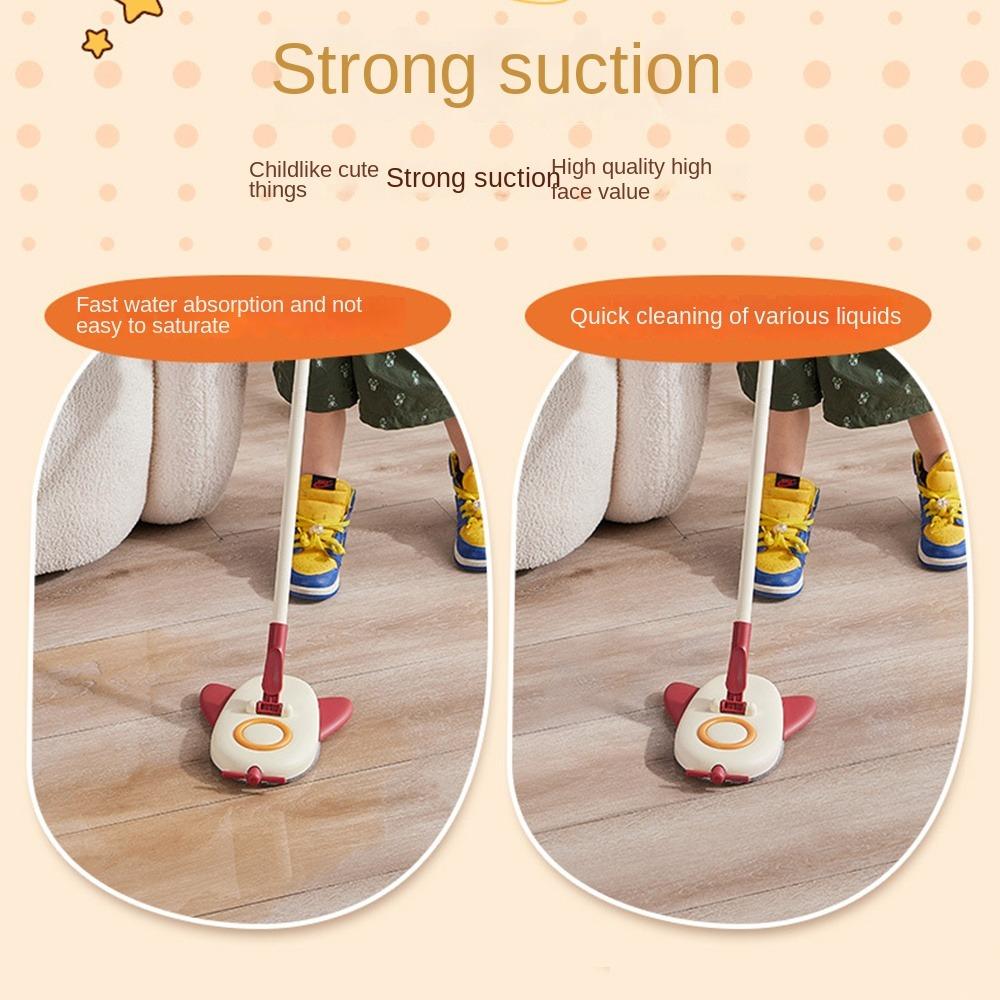 Мультяшный самолет форма инструмент для уборки дома образовательный развивающий чистящие игрушки дом